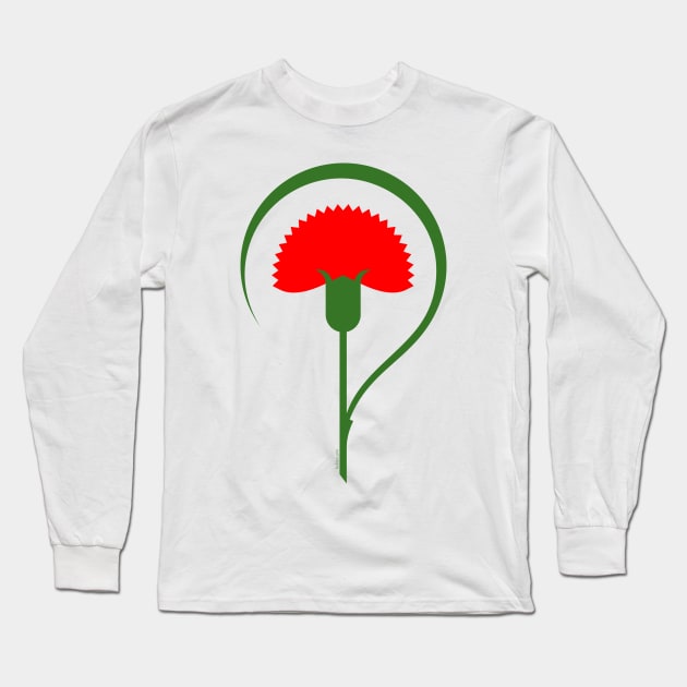 Carnation Long Sleeve T-Shirt by tuditees